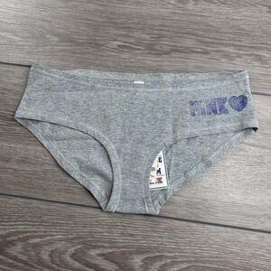 Victoria's Secret PINK NFL New York Giants Underwear Grey Blue Large New
